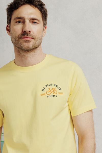 Tee shirt brod&eacute; licence Tour de France