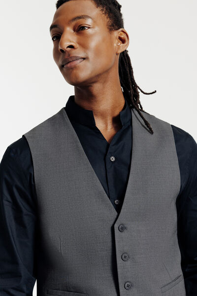 Gilet de costume slim bi-strech