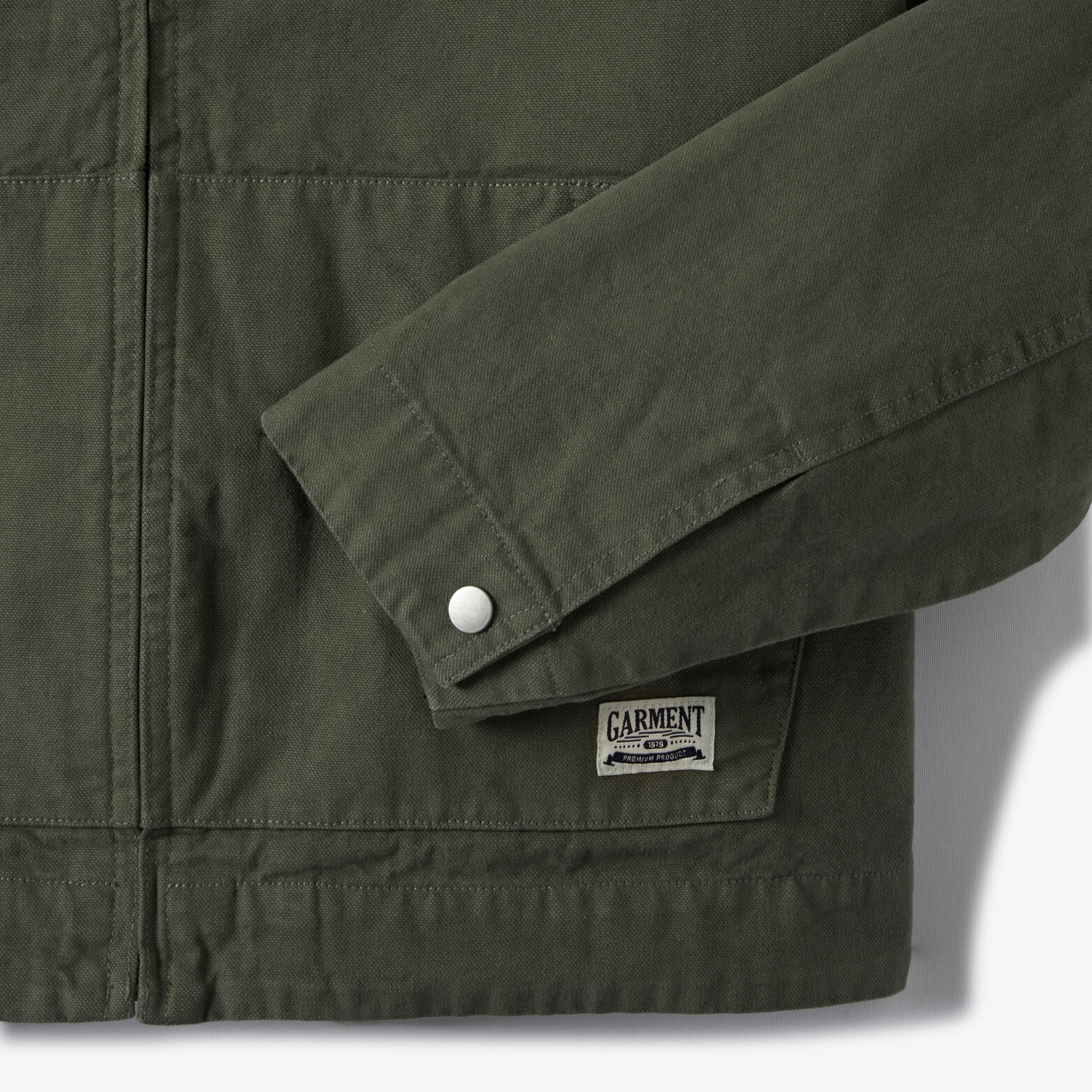 Veste zipp&eacute;e col chemise en velours