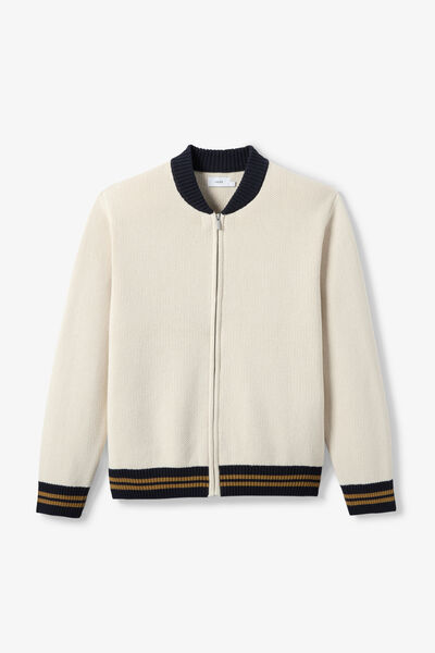 Gilet bomber zipp&eacute;