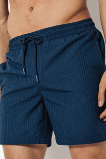 Maillot de bain seersucker uni