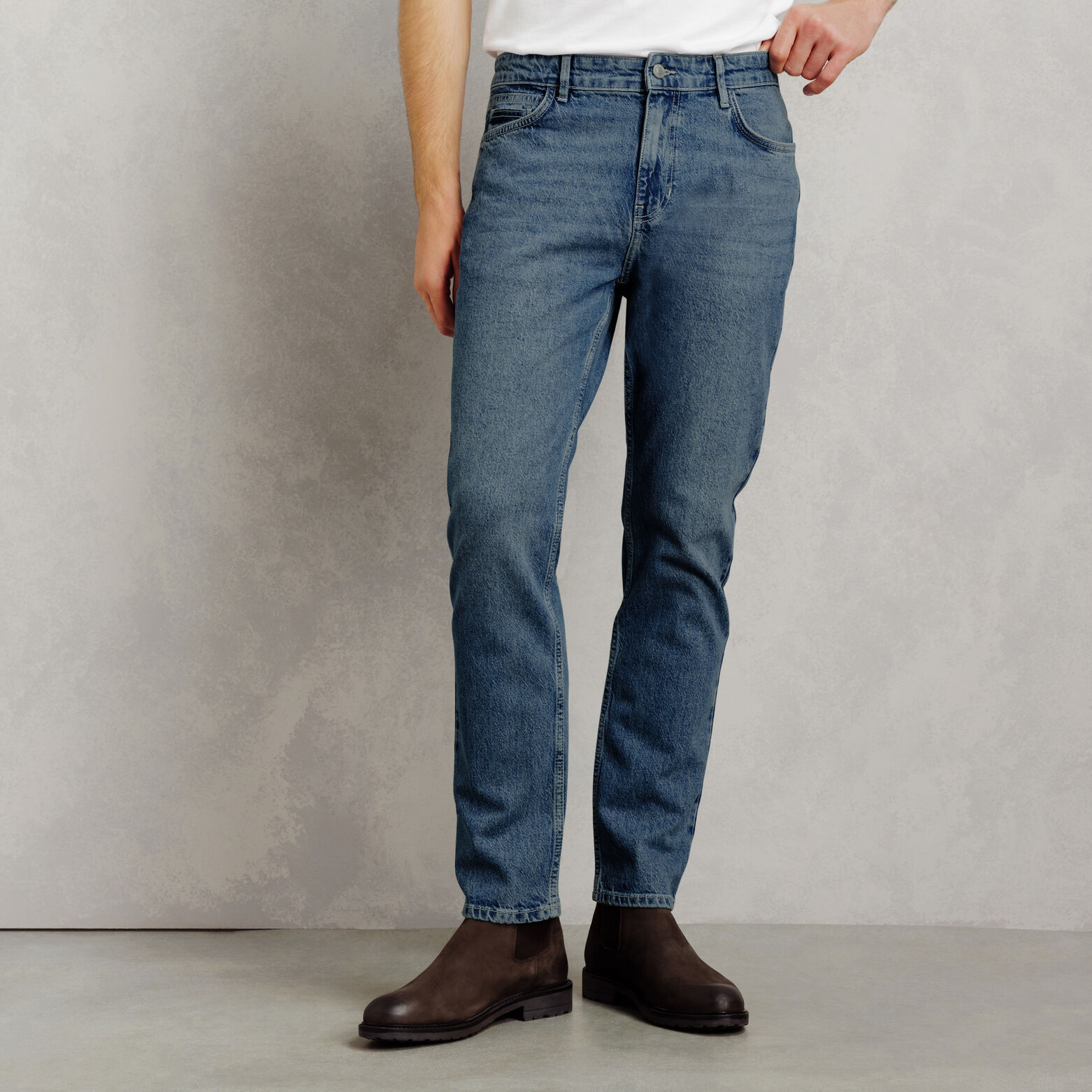 Straight fit jeans, 4 lengtes 
