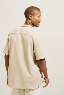 Chemisette en coton broderie corde