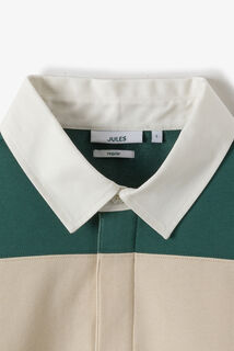 Gestreepte sweater met polokraag