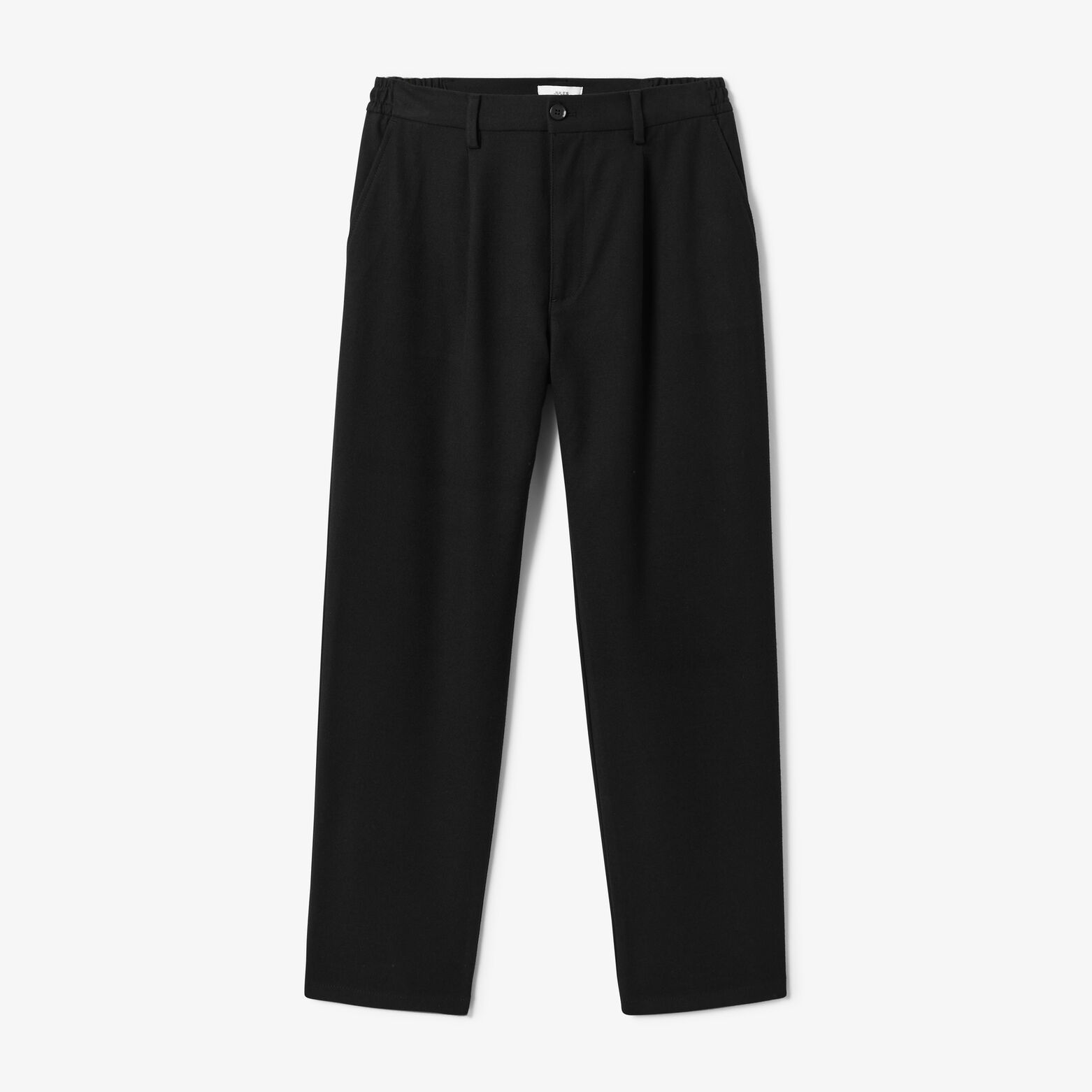 Pantalon straight taille &eacute;lastiqu&eacute;e