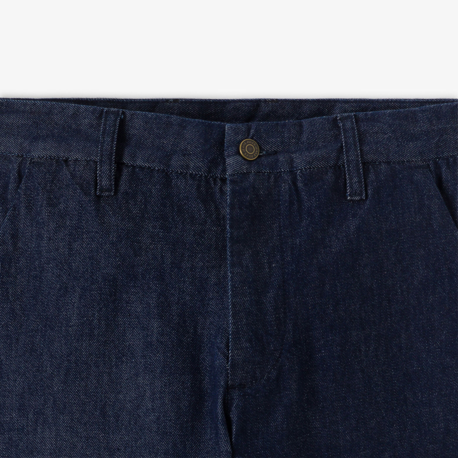 Loose fit jeans met plooien