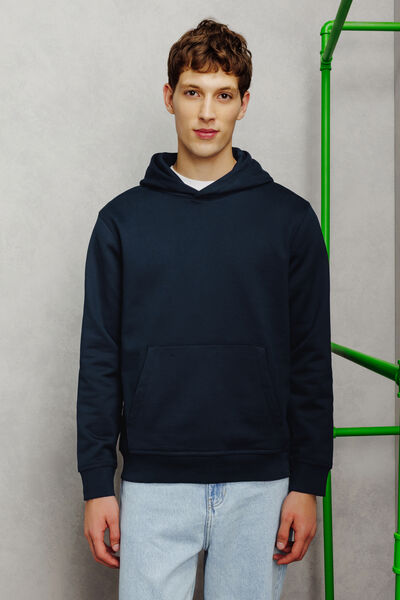 Sweat &agrave; capuche uni "le parfait by JULES"