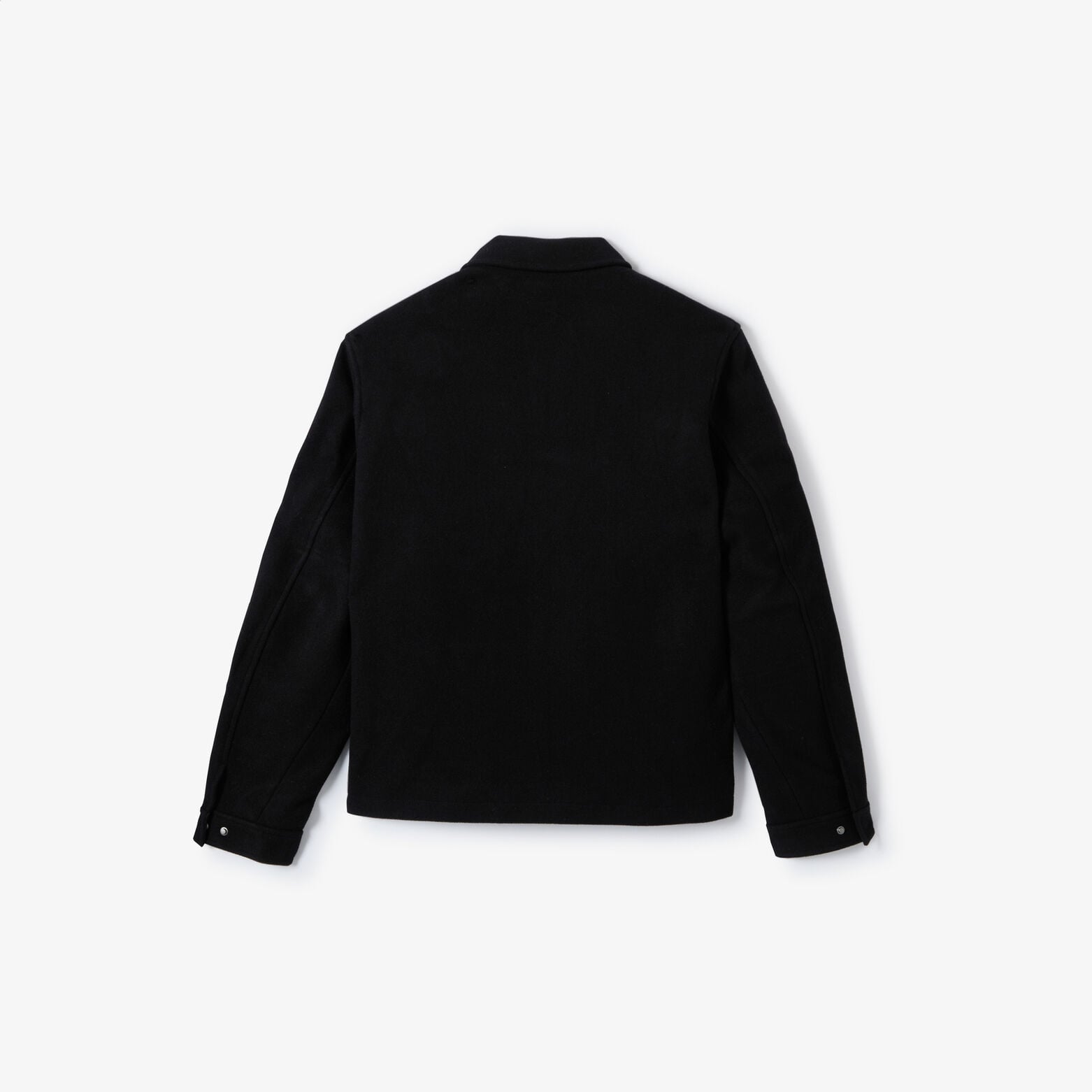 Blouson contenant de la laine col chemise zipp&eacute;
