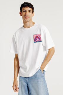 Tee shirt imprim&eacute; licence Keith Haring