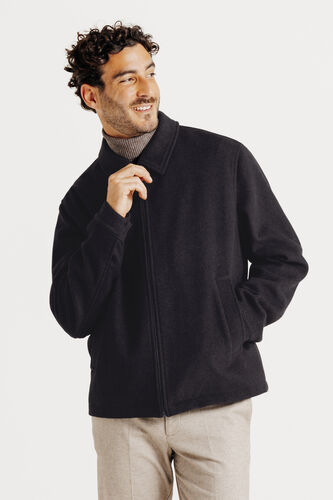 Jack met hemdskraag en rits