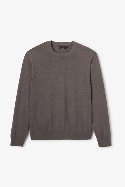 Pull col rond mérinos