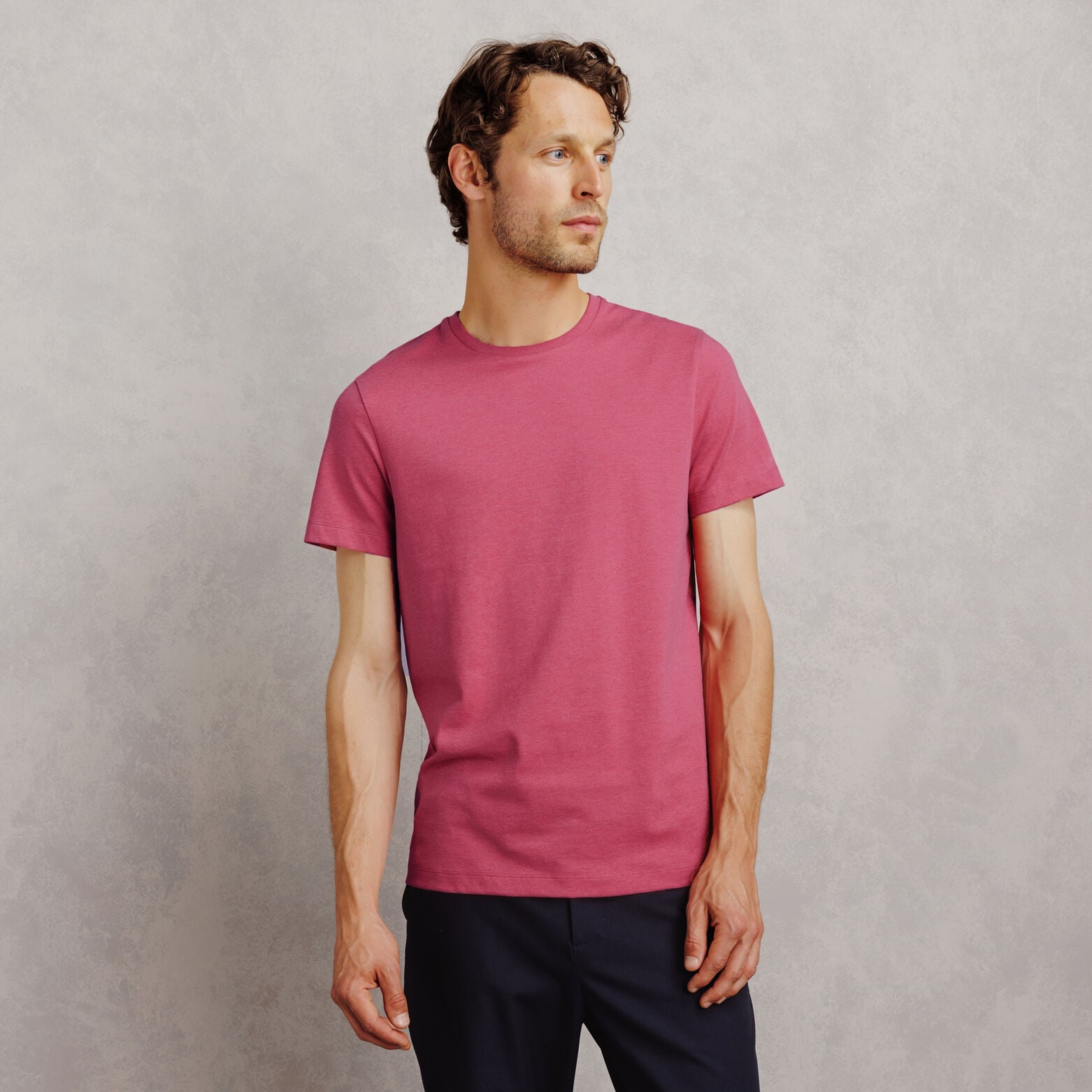 Tee shirt col rond en coton