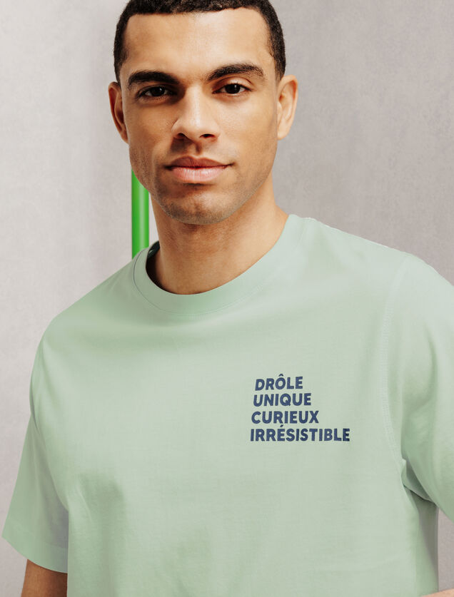 T-shirt voor Vaderdag, print op de borst