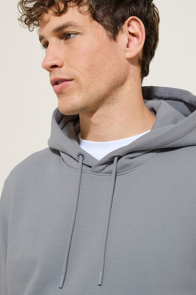 Sweat à capuche uni