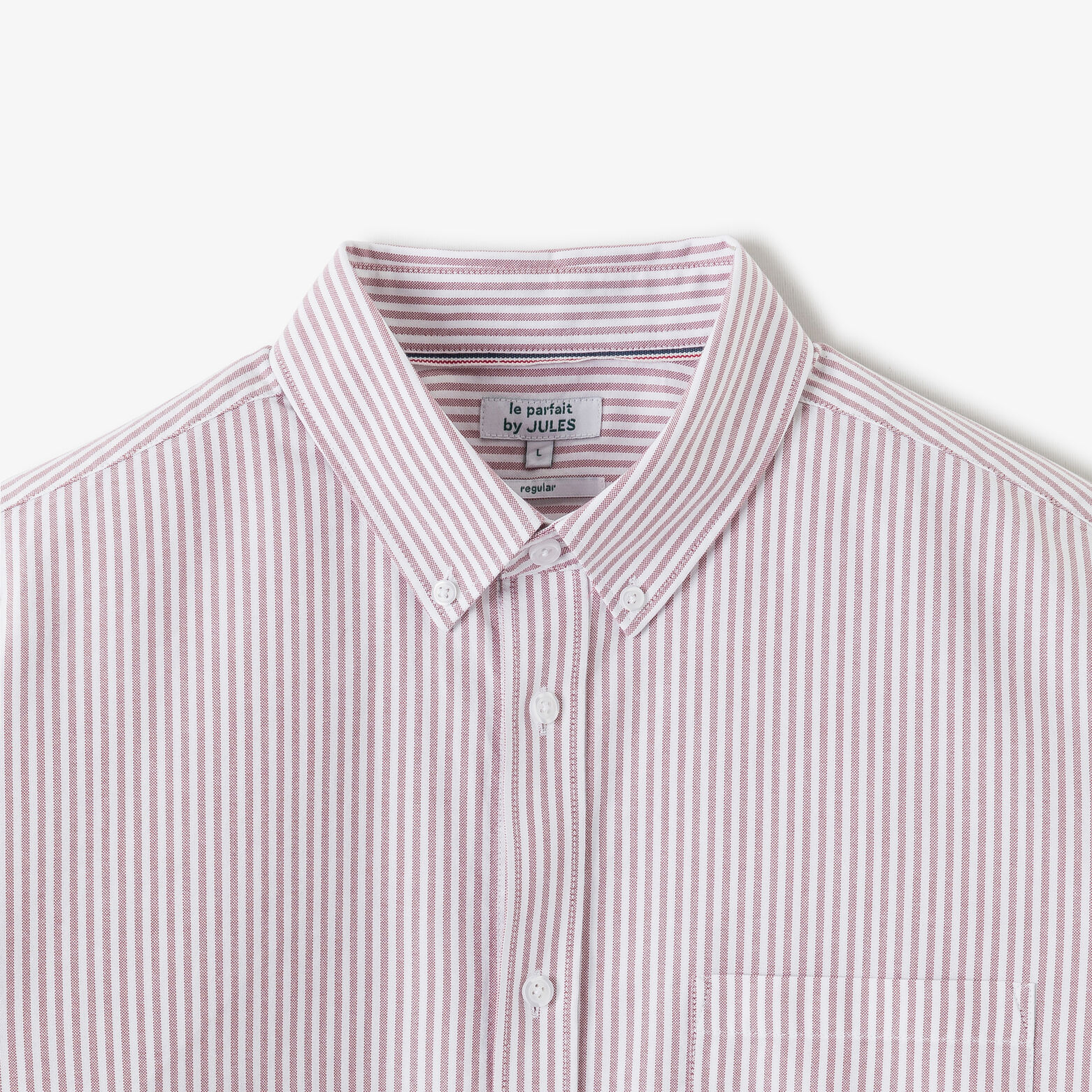 Chemise oxford ray&eacute;e "le parfait by JULES"
