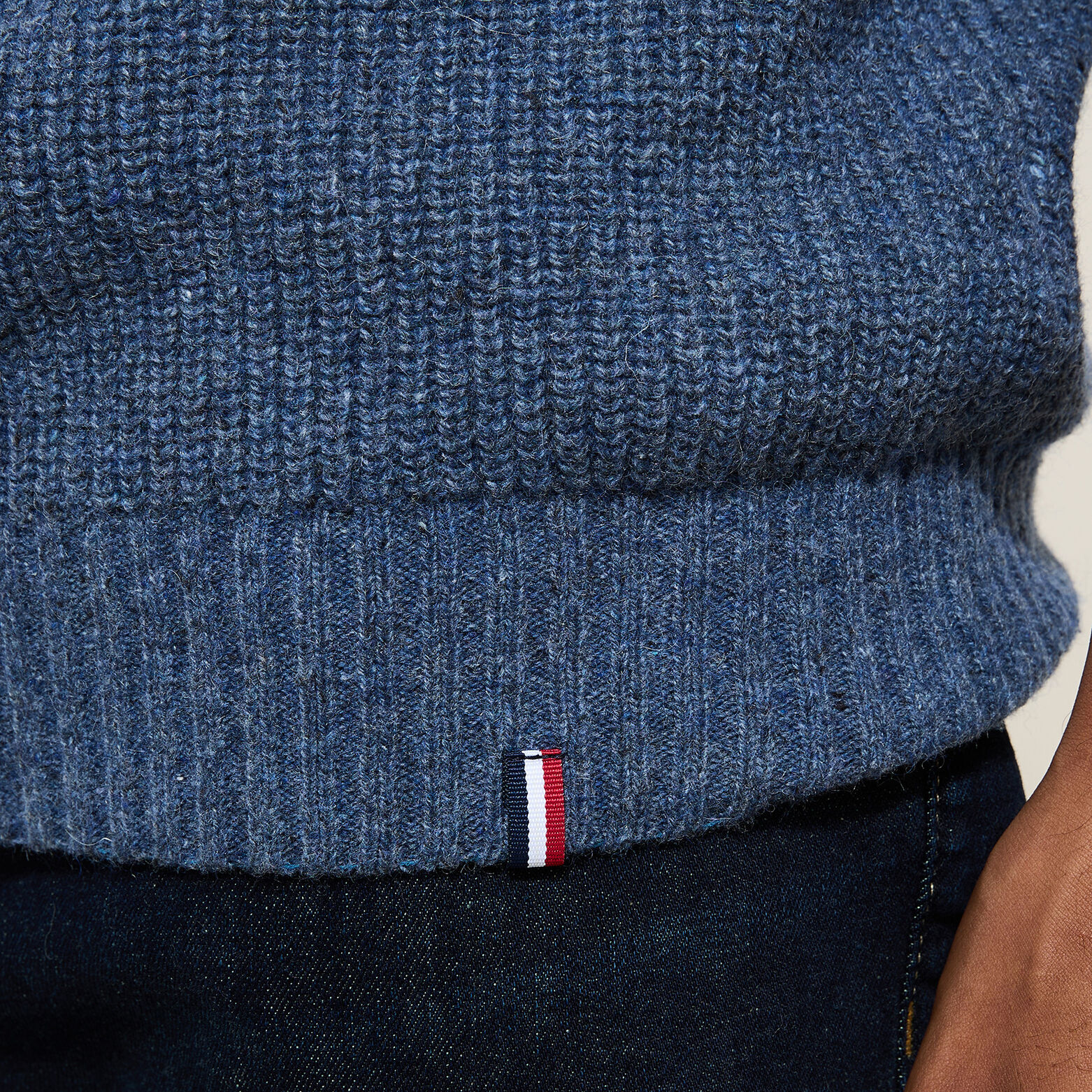 Trui met ronde hals made in France