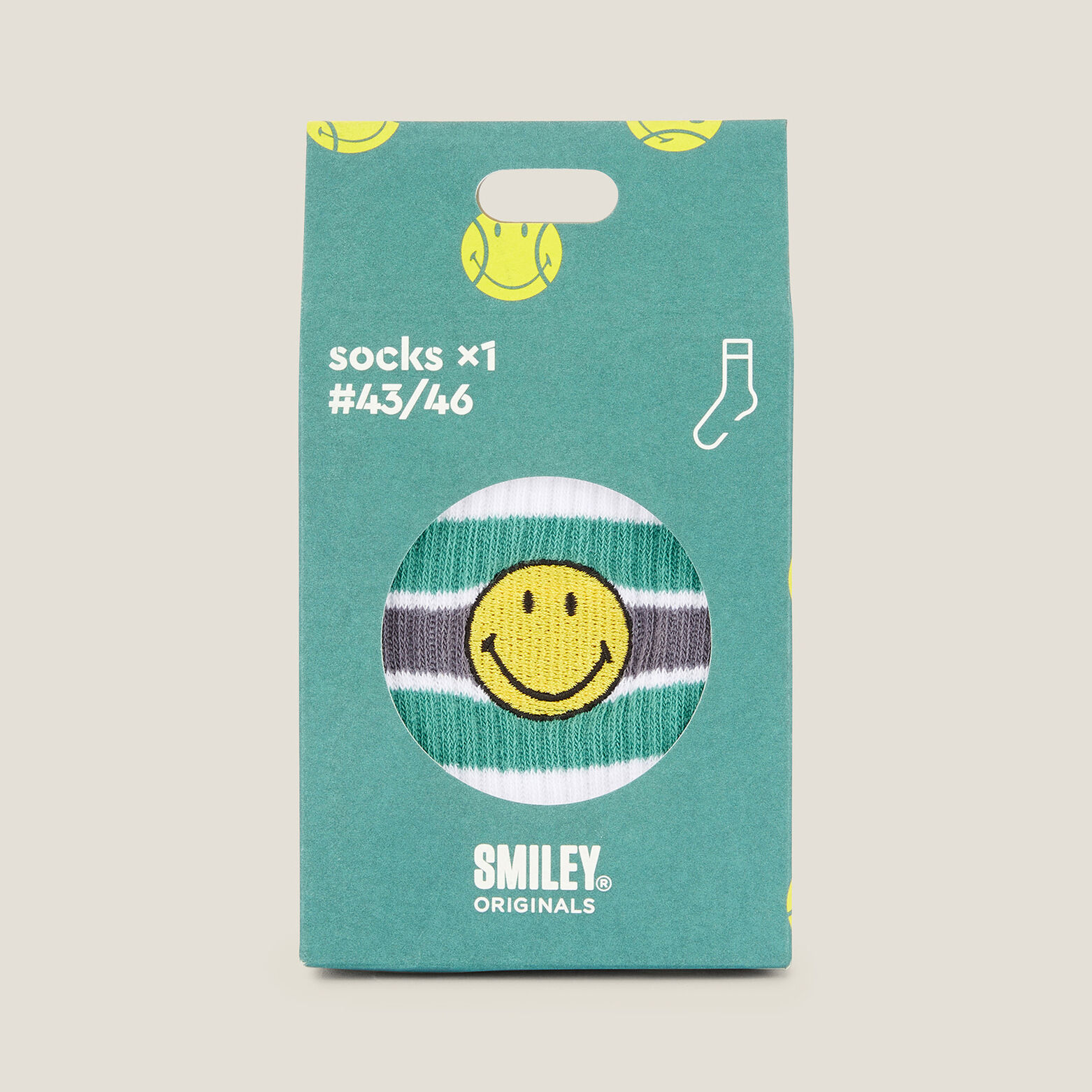 Chaussettes licence Smiley