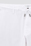Pantalon taille élastiquée en coton lin