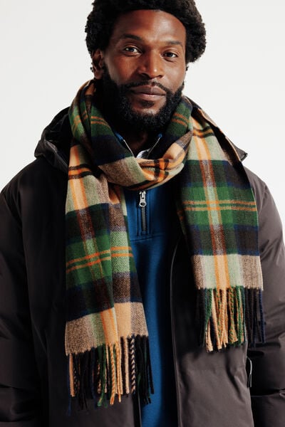 Echarpe à carreaux touché doux