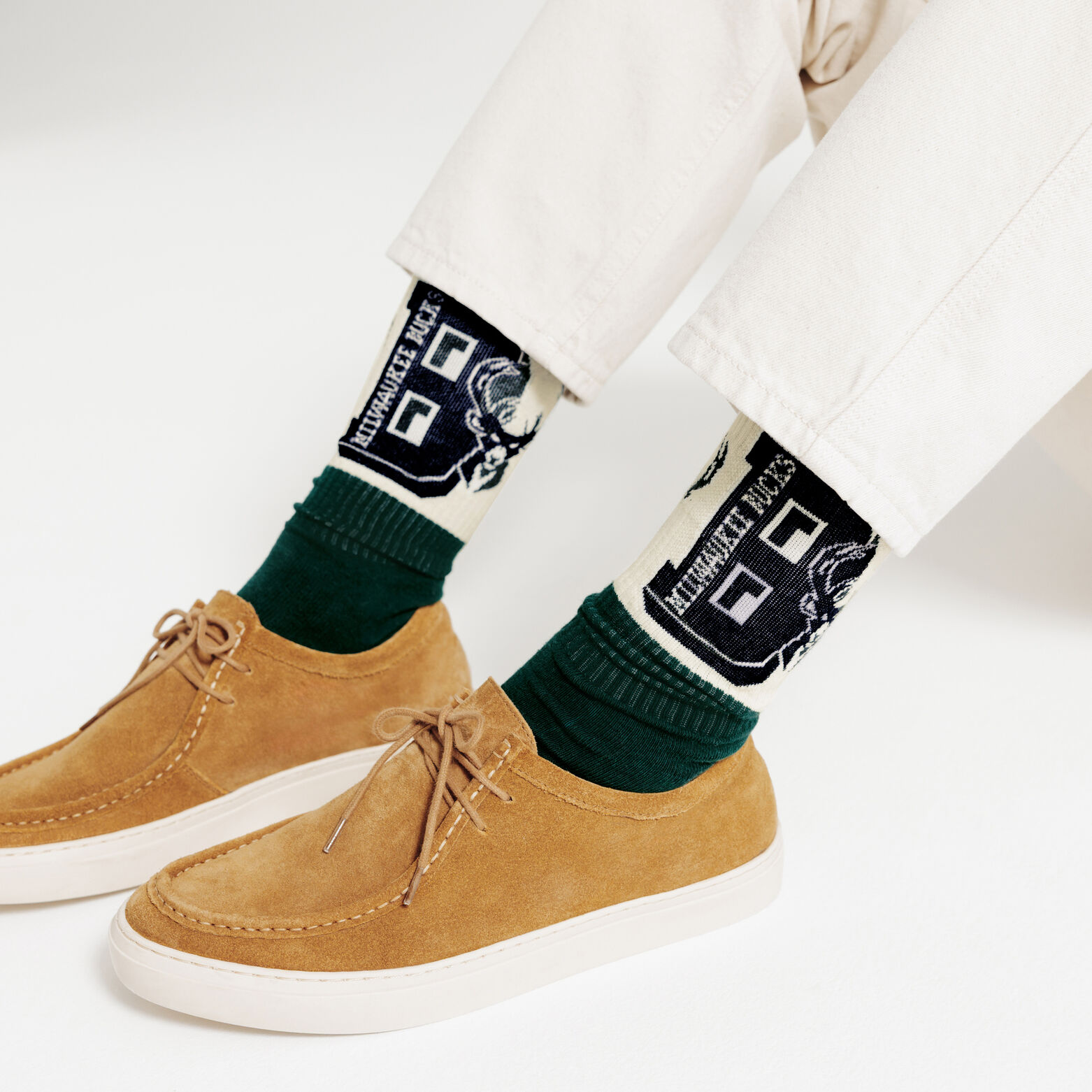 Chaussettes Milwaukee Bucks licence NBA