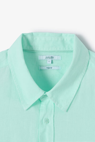 Chemise 100% lin regular unie