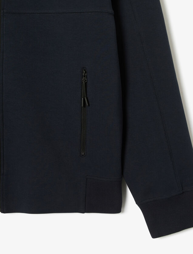 Veste capuche zipp&eacute;e