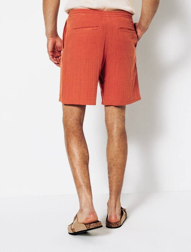 Short en gaze de coton