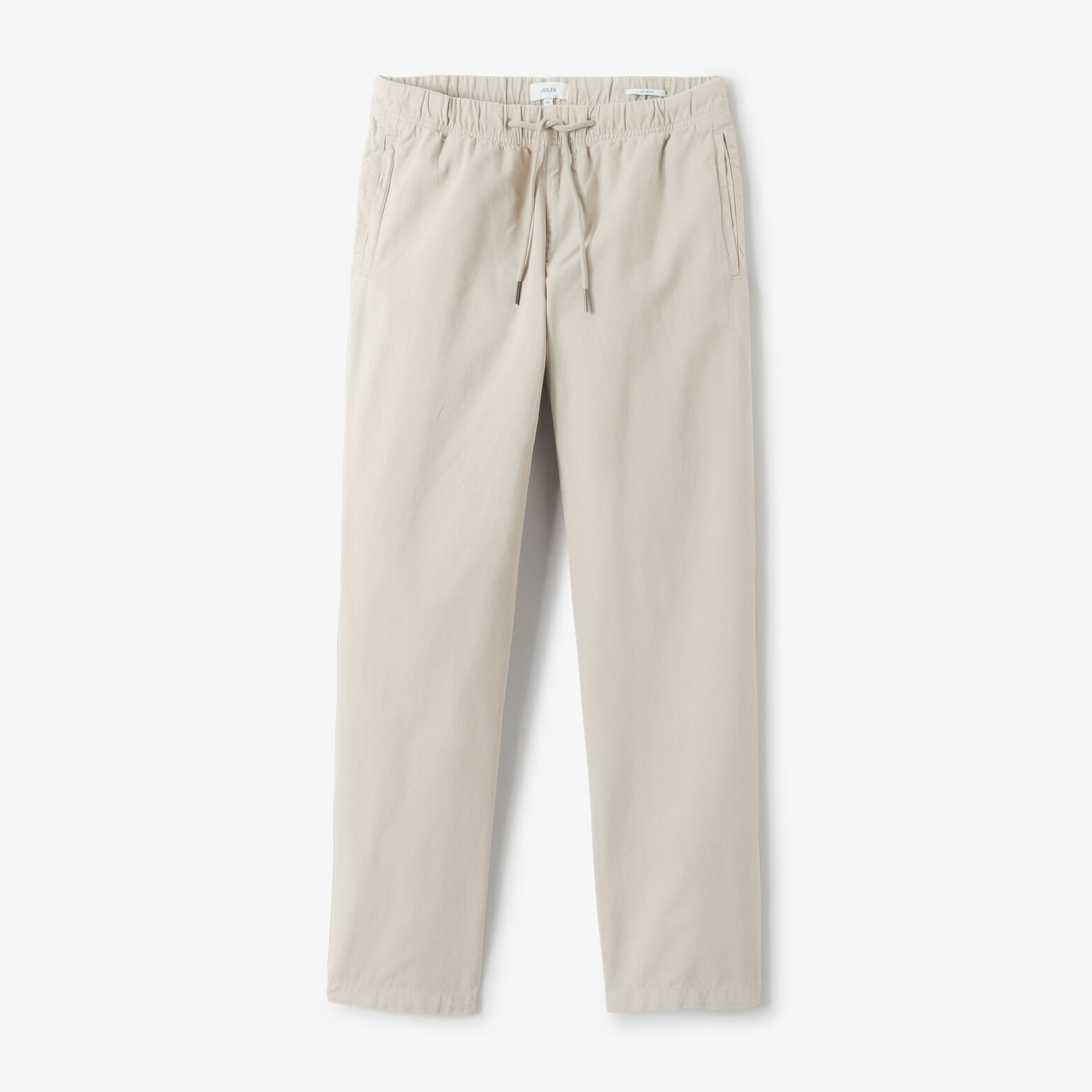 Pantalon straight taille &eacute;lastiqu&eacute;e