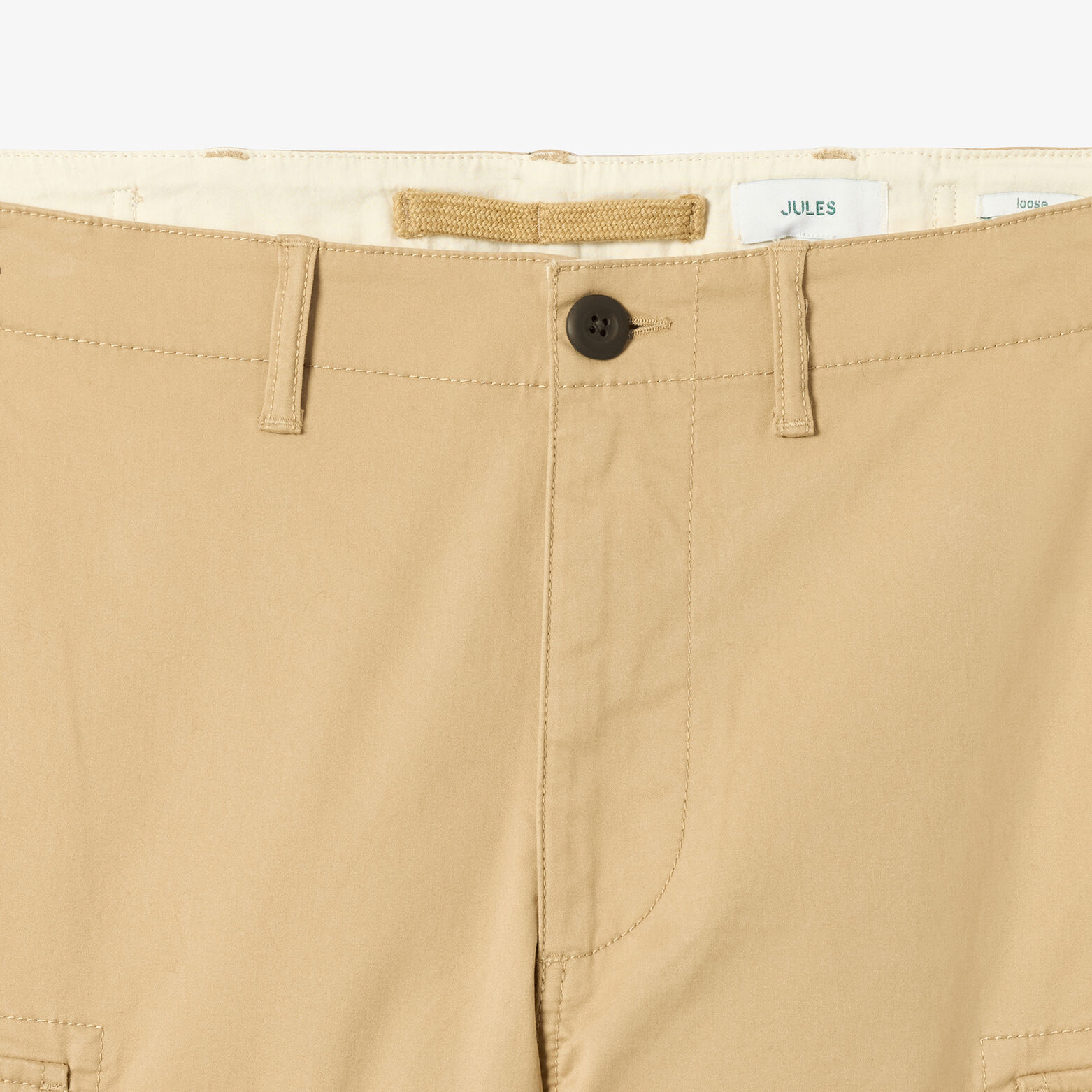 Pantalon cargo loose uni