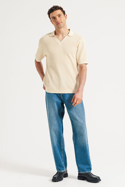 Polo manches courtes col resort