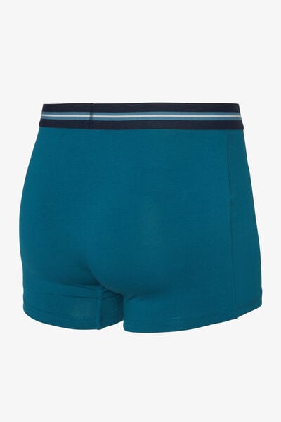 Boxer en coton avec ceinture ray&eacute;e