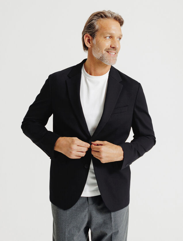 Veste blazer en maille