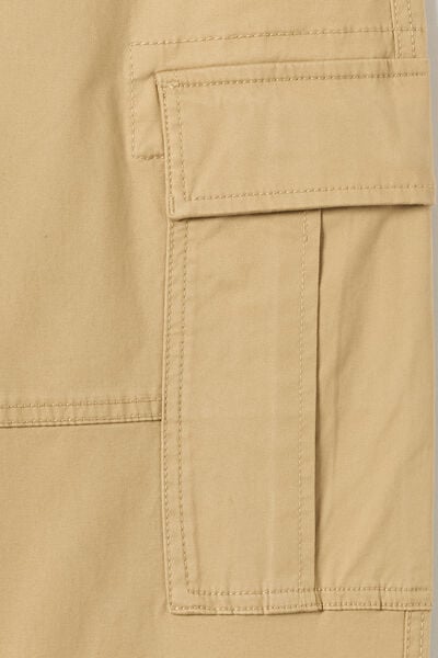 Pantalon cargo loose uni