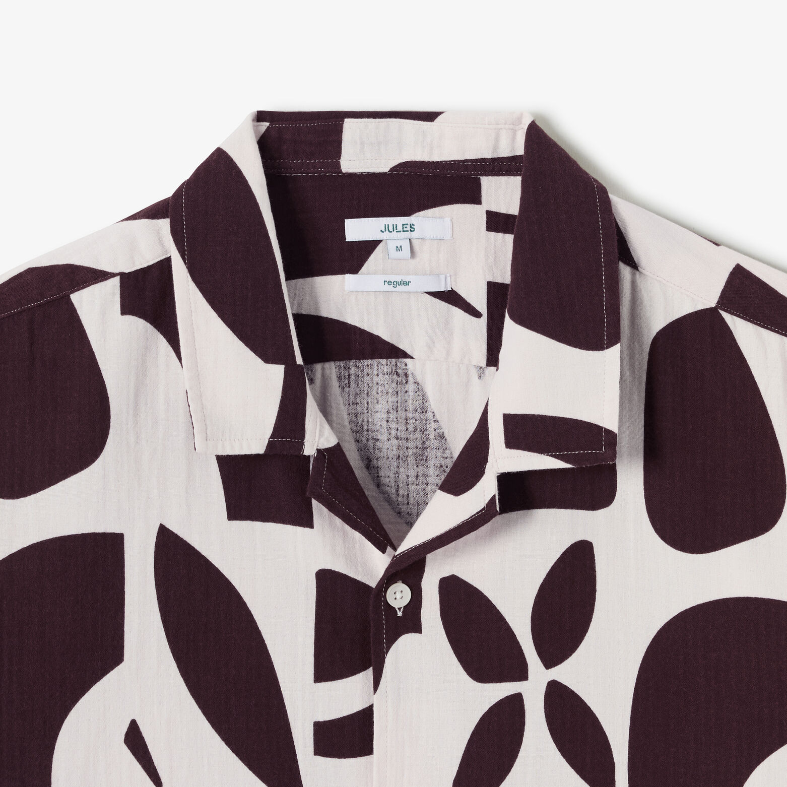 Chemisette en gaze de coton imprimée