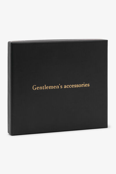 Coffret portefeuille et porte-clef 100% cuir