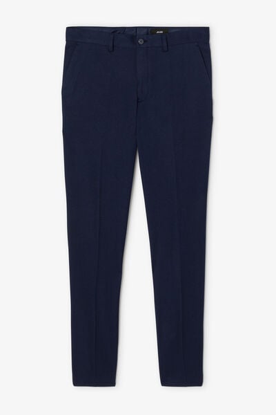 Slim fit effen kostuumbroek