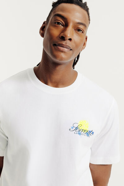 Tee shirt imprim&eacute; devant et dos