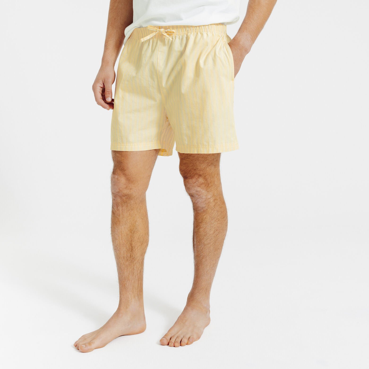 Pyjamaset met gestreepte short