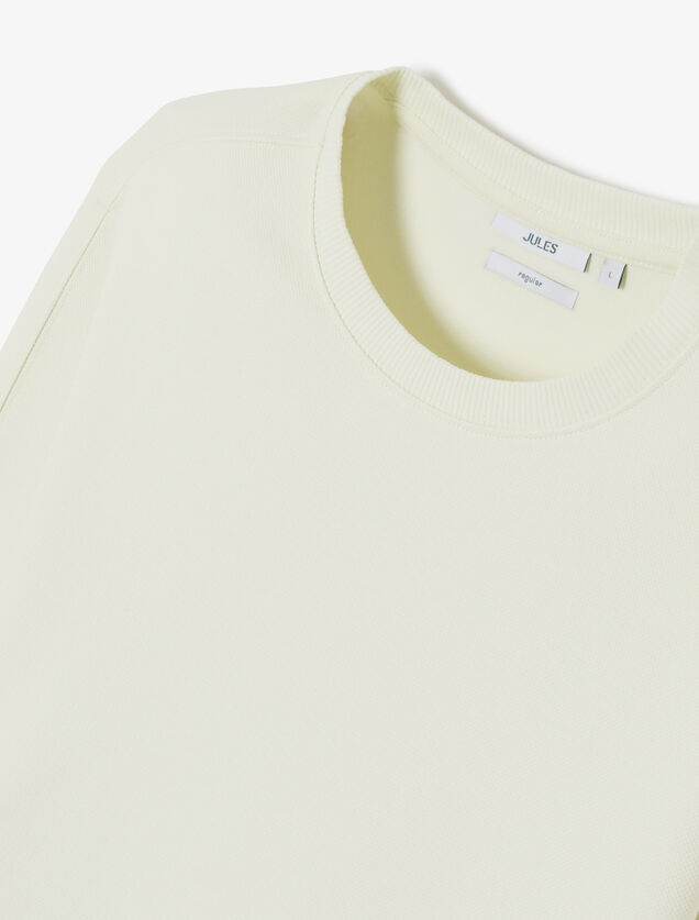 Sweat col rond texturé