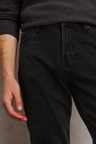 Jean straight 4 longueurs 100% coton