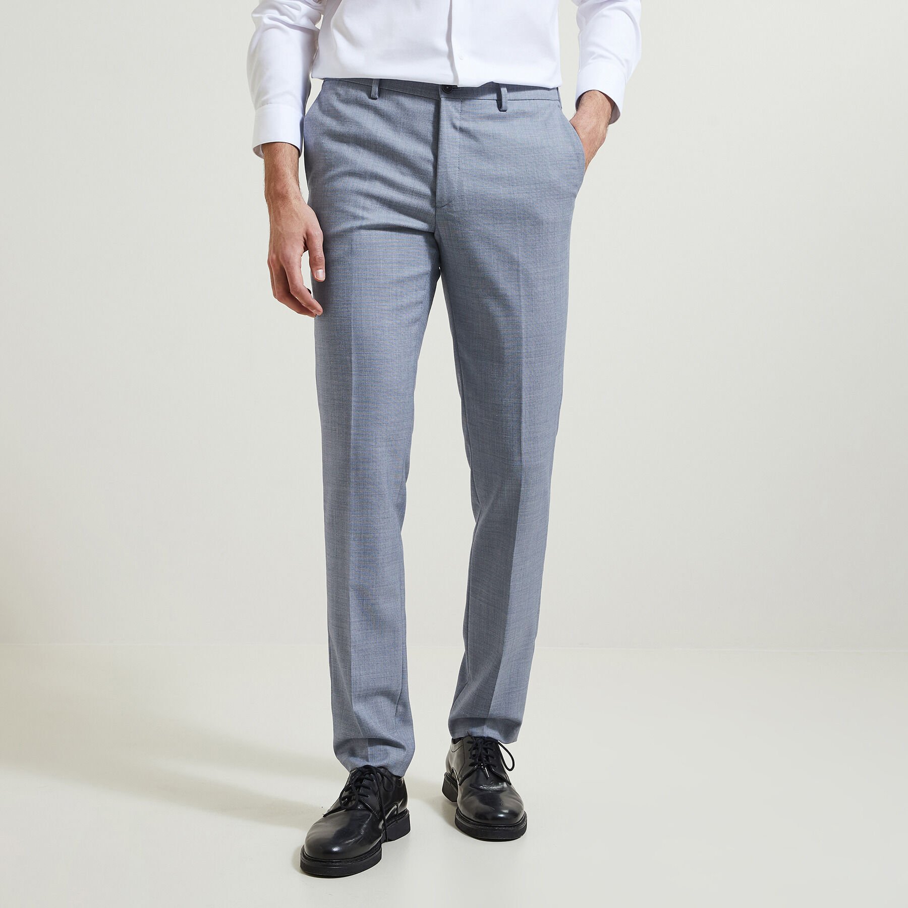 Pantalon de costume slim discount homme