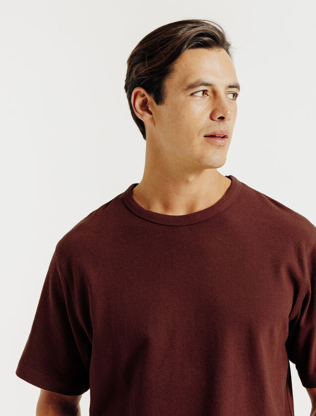 T-shirt in fantasiestof