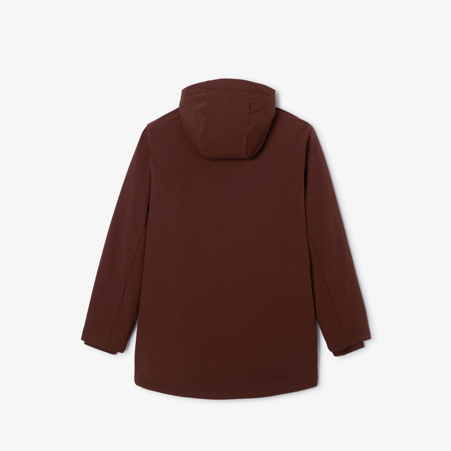 Parka longue &agrave; capuche doubl&eacute;e en sherpa