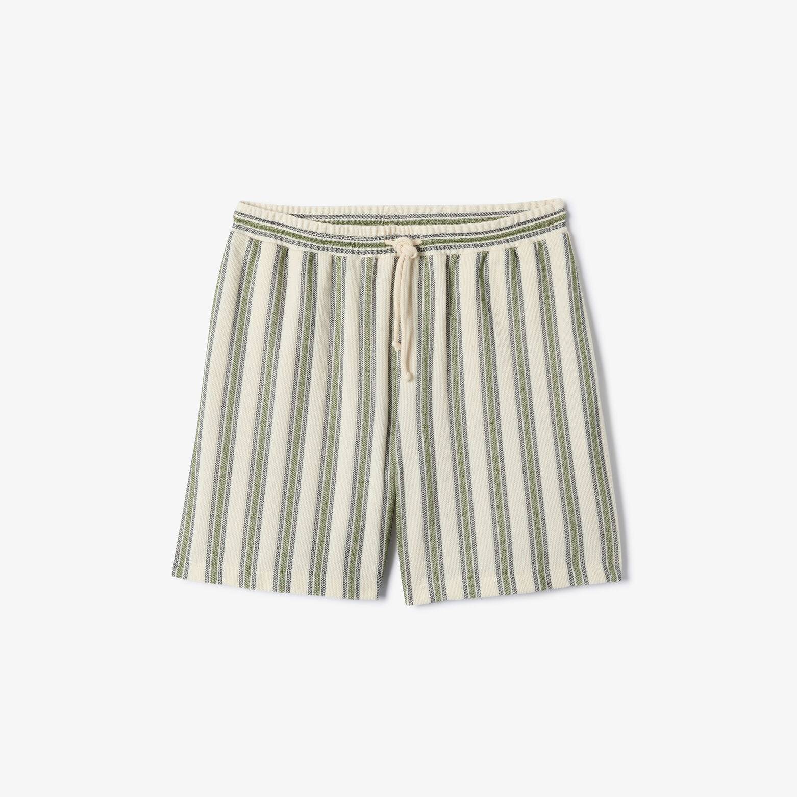 Bermuda taille &eacute;lastiqu&eacute;e ray&eacute;