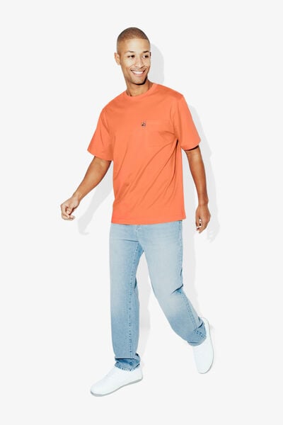 Tee shirt brod&eacute; col rond