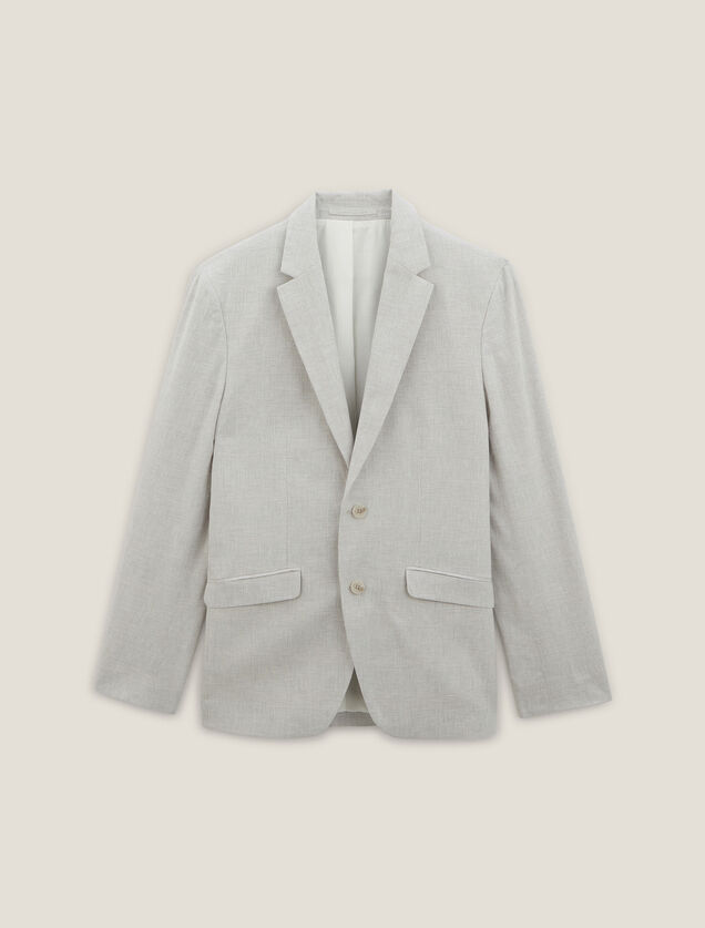 Veste slim à carreaux