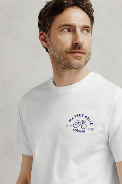 Tee shirt brod&eacute; licence Tour de France