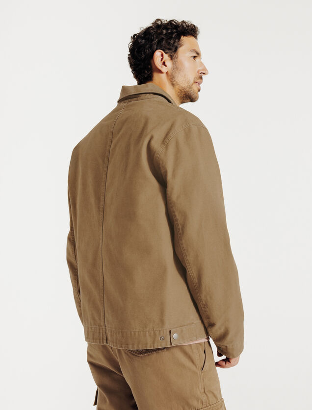 Blouson mi-saison col chemise