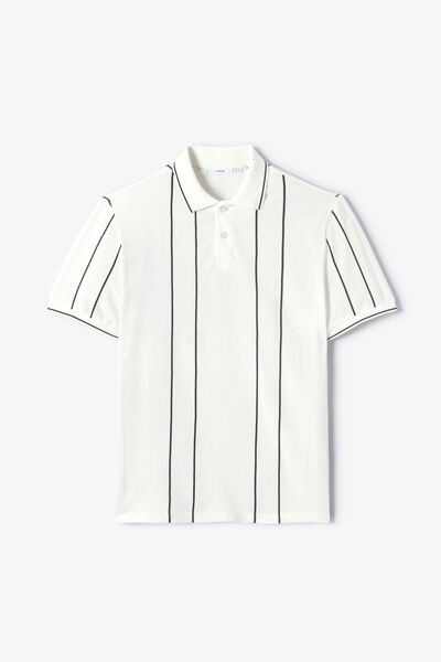 Polo manches courtes ray&eacute;