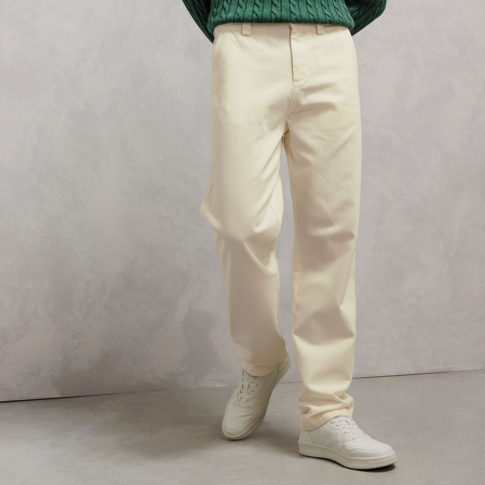 Pantalon loose 100% coton